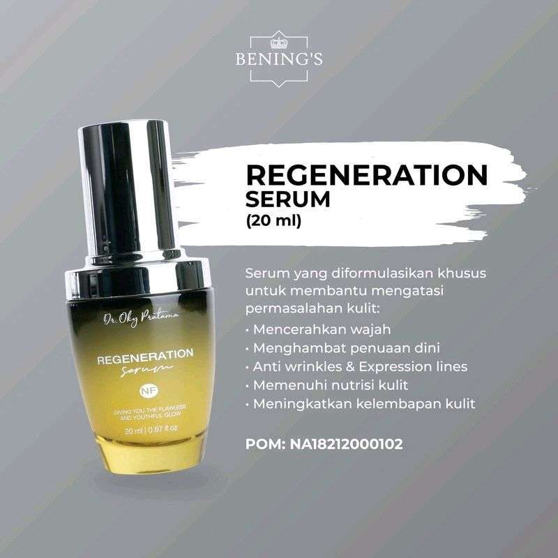 Promo Skin Regeneration Serum Benings Clinic Serum Scar Bopeng Bening's