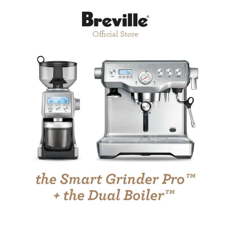 Promo Breville the Smart Grinder™ Pro + The Dual Boiler™ Paket Mesin