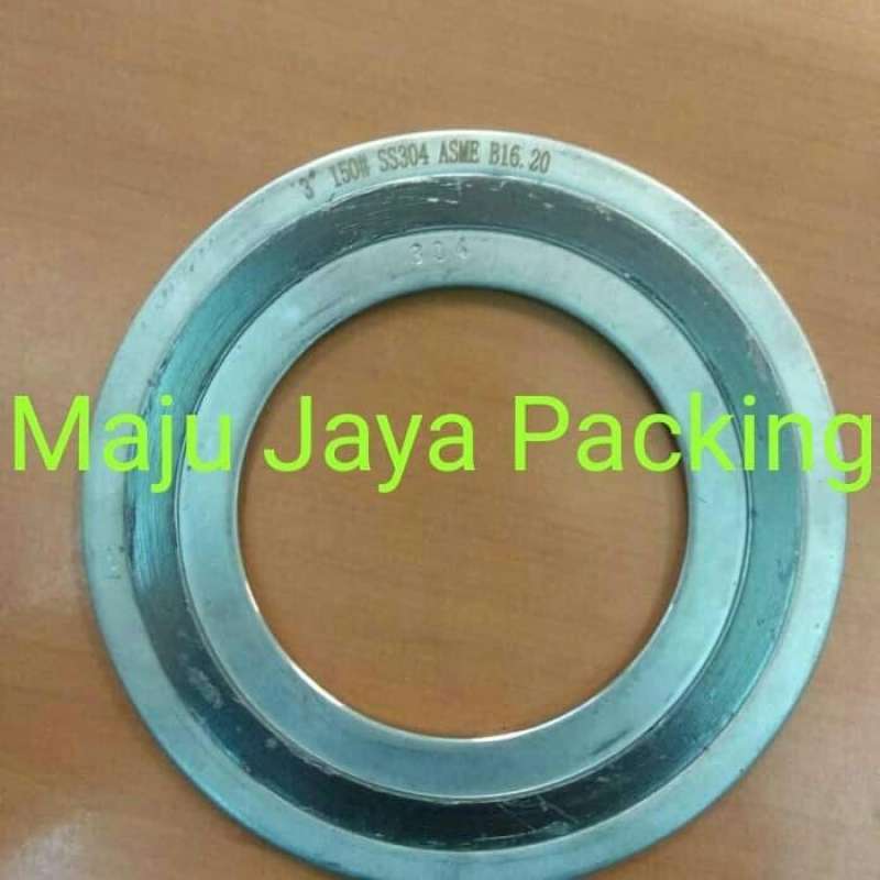 Jual SWG Ansi 150 Stainless SS 304 5 inchiSpiral Wound Gasket SS 304