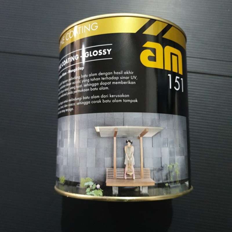 Promo Stone Coating Am 151 Cat Pelapis Batu Alam 1 Liter Glossy
