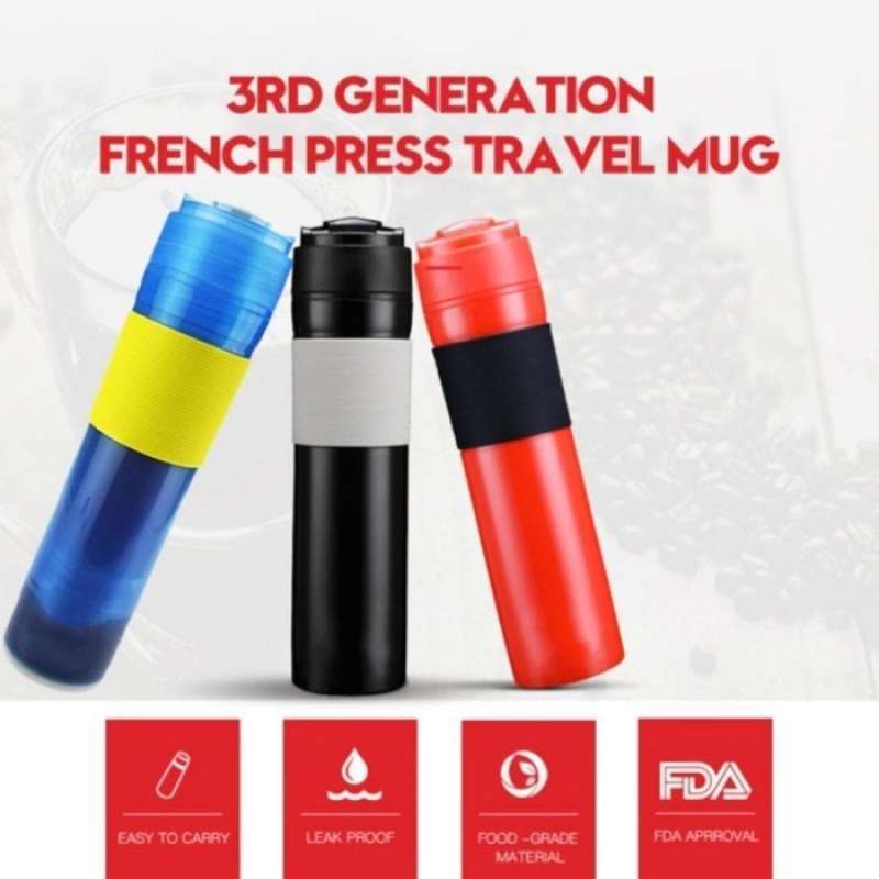 Promo AEROPRESS Travel Mug Portable French Press Coffee Maker 300ml