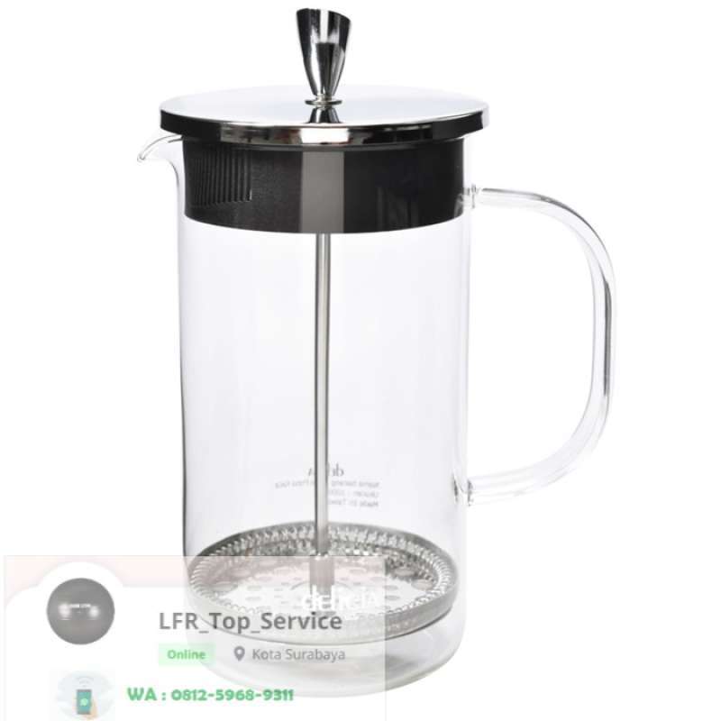Promo french press delicia 1 liter Diskon 23 di Seller SBY_store Sonokwijenan, Kota Surabaya