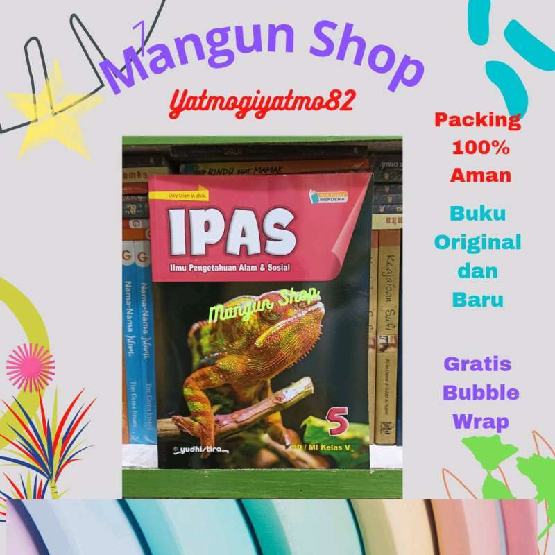 Jual Buku Ipas Ilmu Pengetahuan Alam Dan Sosial Sd Kelas 5 Kurikulum