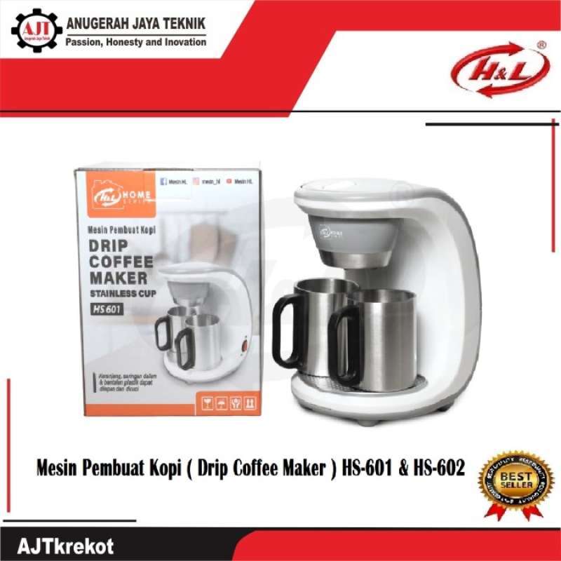 Jual Mesin Kopi Listrik Hs601 & Hs602 / Drip Coffee Maker Hs601 & Hs