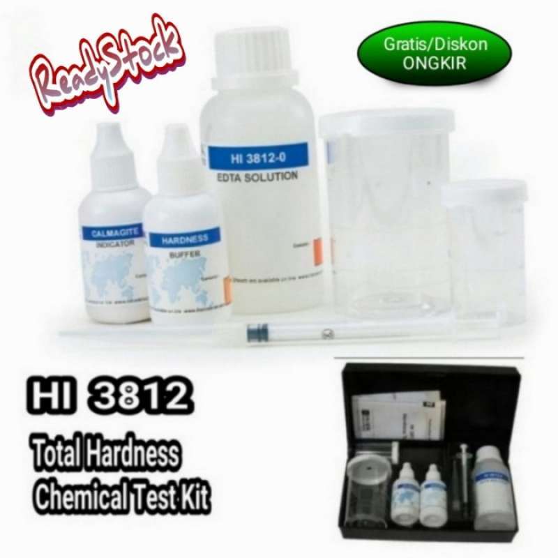 Jual Hanna instruments HI 3812 Hardness (Total) test kit Multivariasi