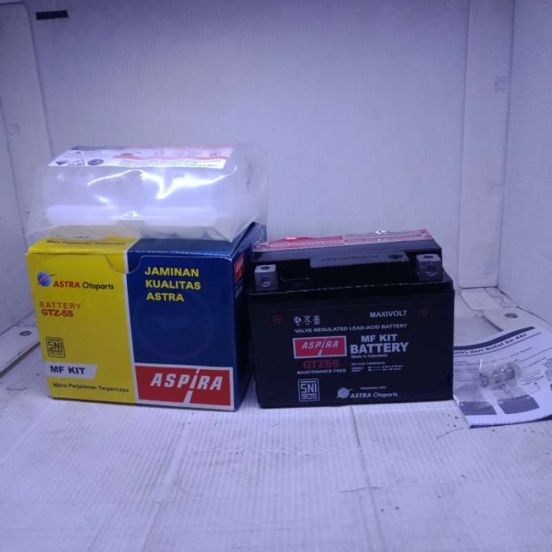 Jual Aki Accu Karisma Supra X 125 Revo Blade Cs1 Aspira Gtz-5S Mf Kit