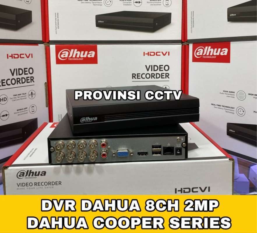 Promo Dvr Dahua 8 Channel DhXvr1A08 / Dahua Cooper Series Diskon 12