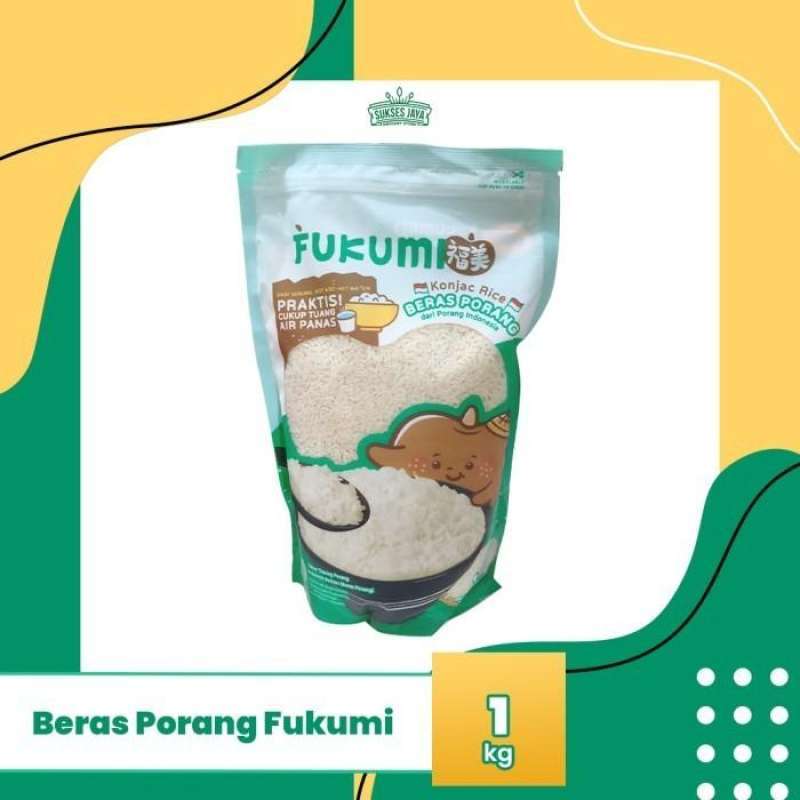 Jual Beras Porang Konyaku Shirataki Rice Fukumi 1 Kg Di Seller Sukses gantang-ujian