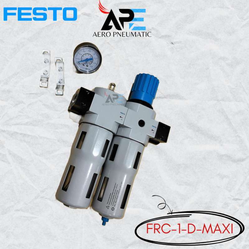 Jual AIR UNIT / AIR FILTER REGULATOR LUBRICATOR FESTO FRC1DMAXI di