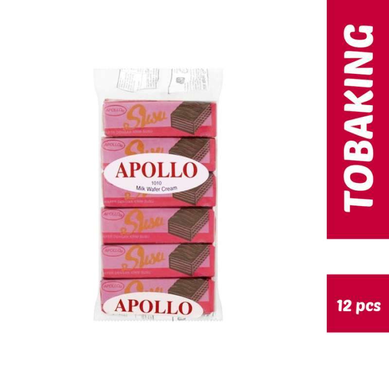 Jual Apollo Wafer Coklat Susu Apolo Wafer Biskuit Chocolate Milk 12 ...