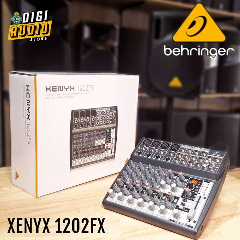 Jual Mixer Audio Behringer Xenyx 1202FX 8 Channel 4 Mono 4 Stereo