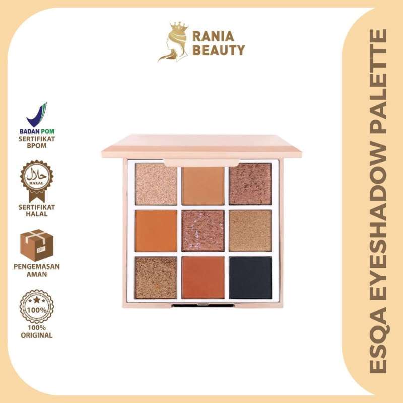 Jual Esqa Goddess Eyeshadow Palette Rania Beauty PEACH di Seller