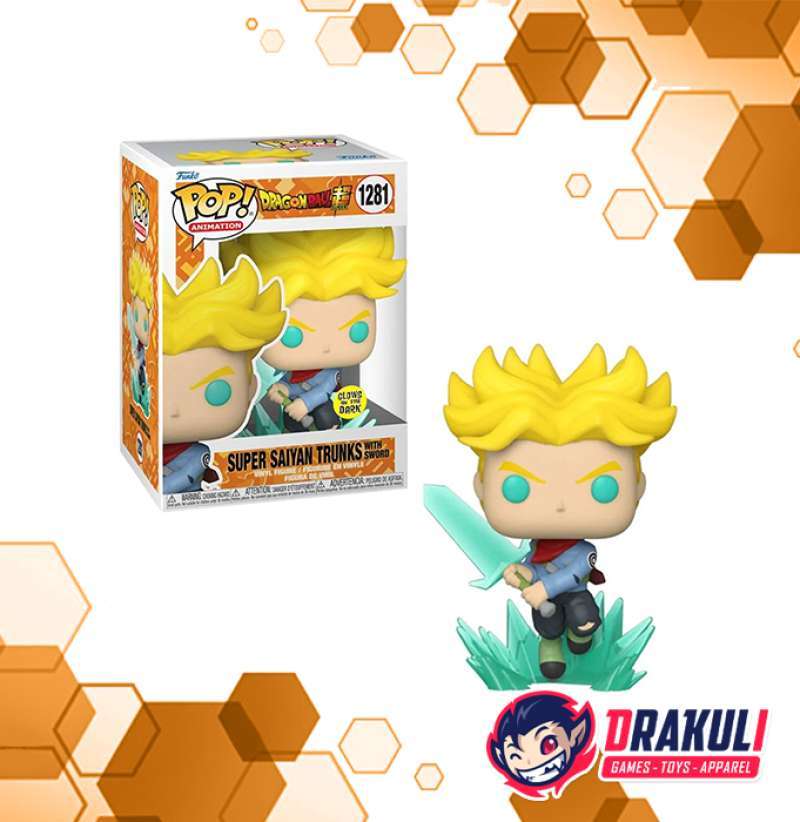 Jual Toys Funko Pop Dragon Ball Super Saiyan Trunks With Sword (Glows