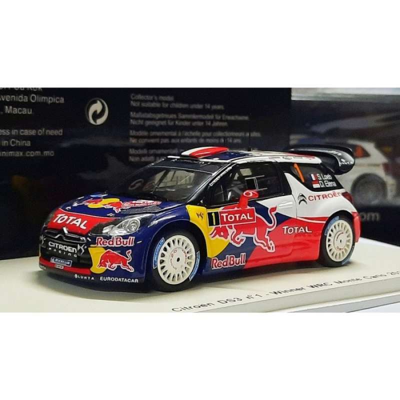 Miniature Spark Citroën DS3 WRC 2013 – Monte-Carlo 1/43, édition Limitée
