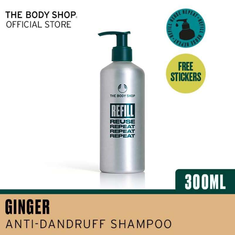 Jual The Body Shop Ginger Shampoo Refill Reuse Repeat! Kit 300ml di Seller The Body Shop