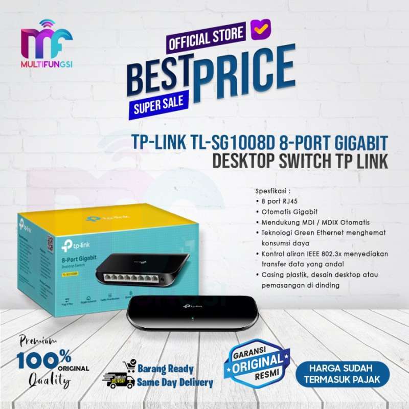 Clicker Images Computer Daftar Harga Tplink Gigabit Switch Desktop 8 Port 🔥 Original ...