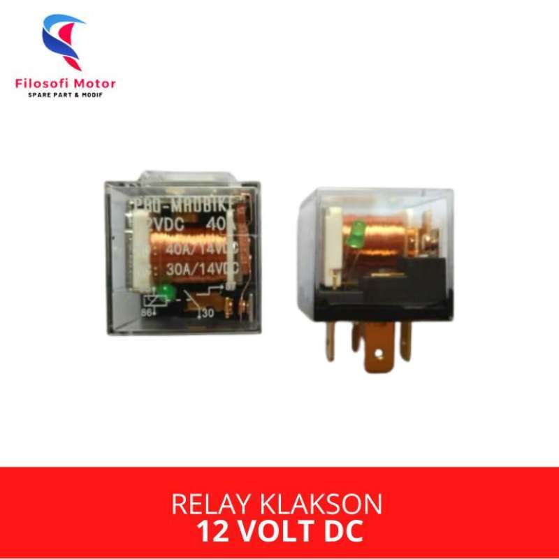 Jual RELAY KLAKSON 12 VOLT 4 KAKI DC 12 VOLT BENING di Seller Filosofi