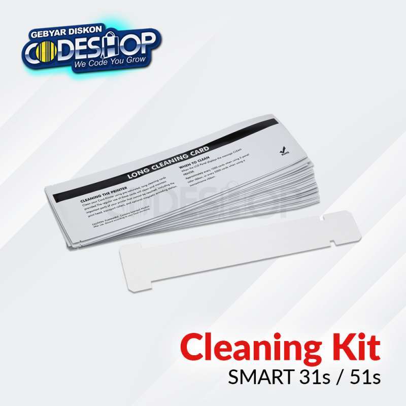 Jual Cleaning Kit Printer ID Card SMART 31s 51s Alat Pembersih Printer