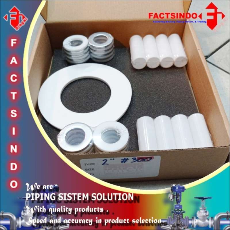 Promo INSULATION SET GASKET 2,5 ANSI 150 TYPE F PIKOTEK GASKET PTFE