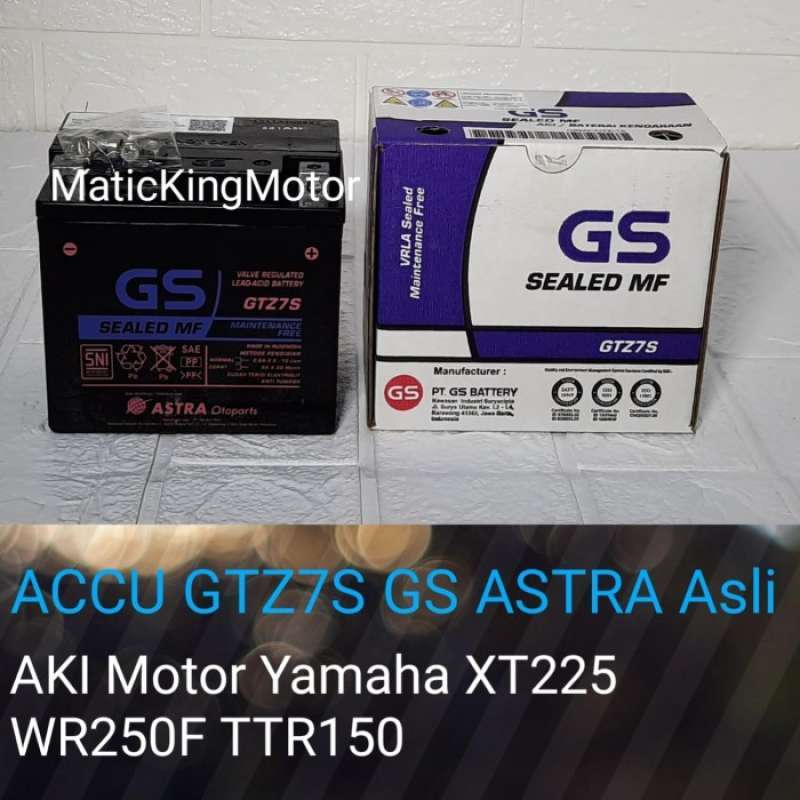 Promo AKI Accu Yamaha Nmax XT225 WR250F TTR150 GTZ7S GS Astra Asli Ori