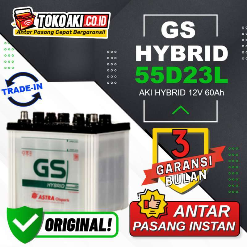 Promo Aki Nissan XTrail T31 (2010-2013) - GS Astra Hybrid 55D23L - 60Ah