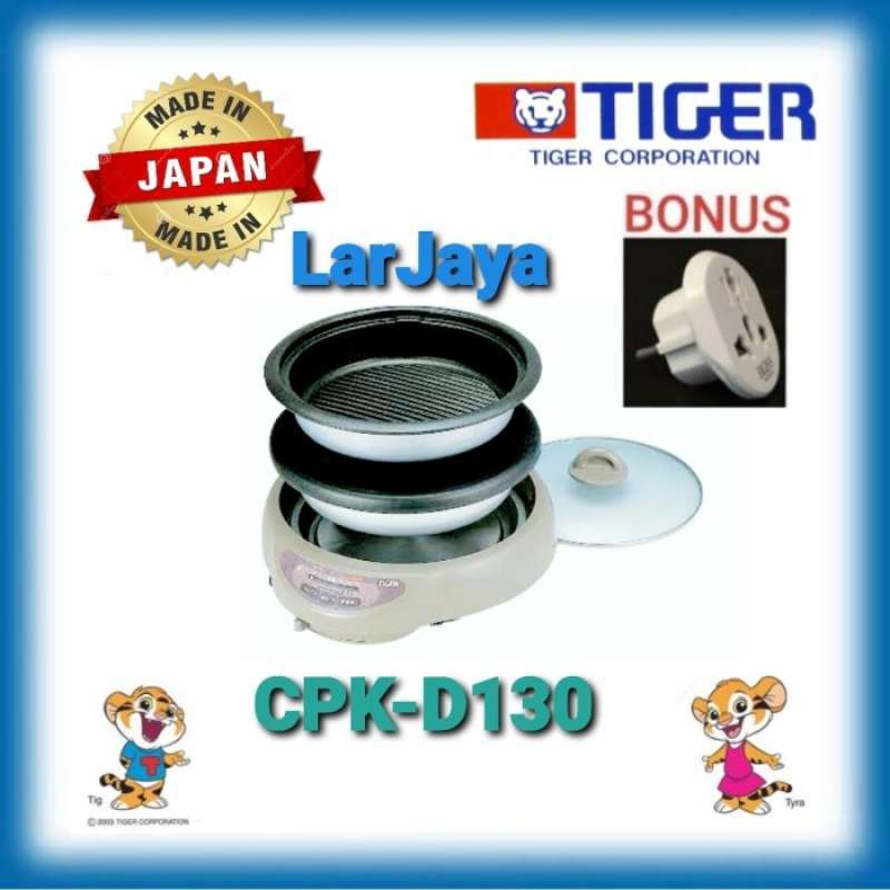 Jual Grill Pan Electric Skillet Tiger Cpkd130 Brown Made In Japan Di