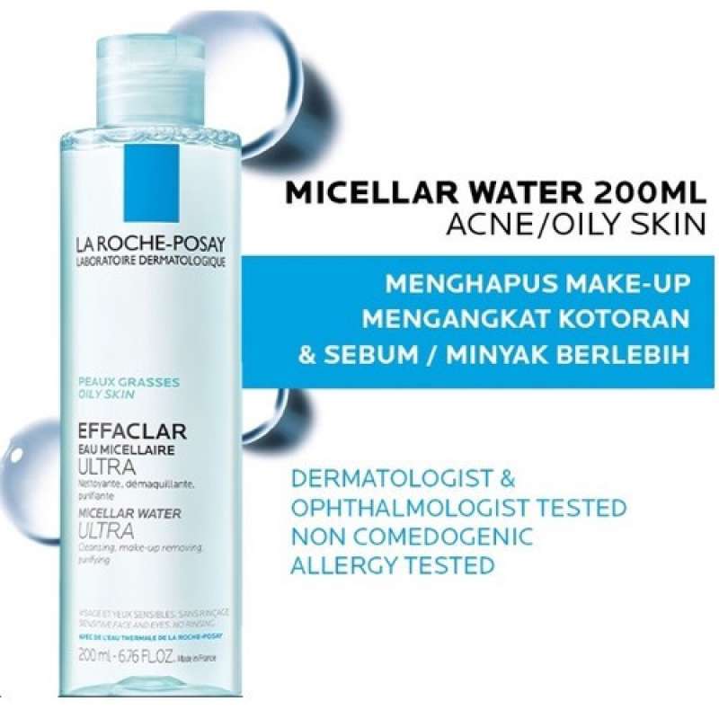 Jual La roche posay Micellar Water Ultra Reactive Skin 200ml di Seller ...