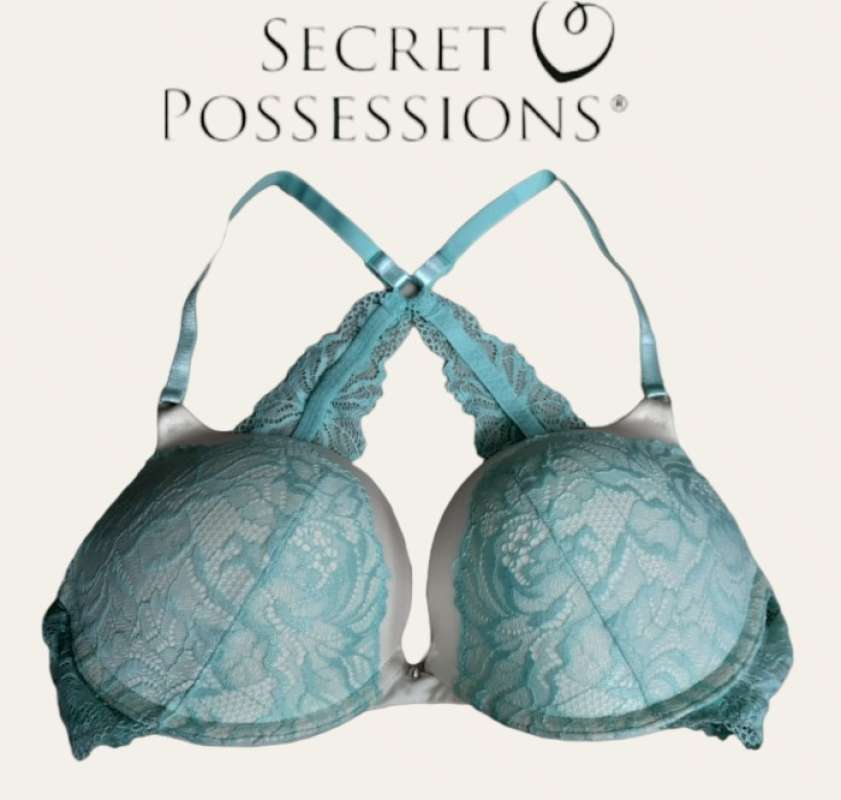 Jual Bra Brand Sp Bomshell White Renda Green Mint Cross Strap Back With ...