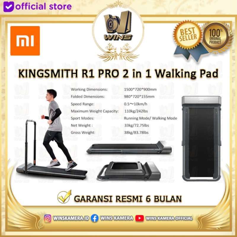 Kingpad R1 Pro Promo Kingsmith Walking Pad R1 Pro 2In1 Portable Treadmill Original ...