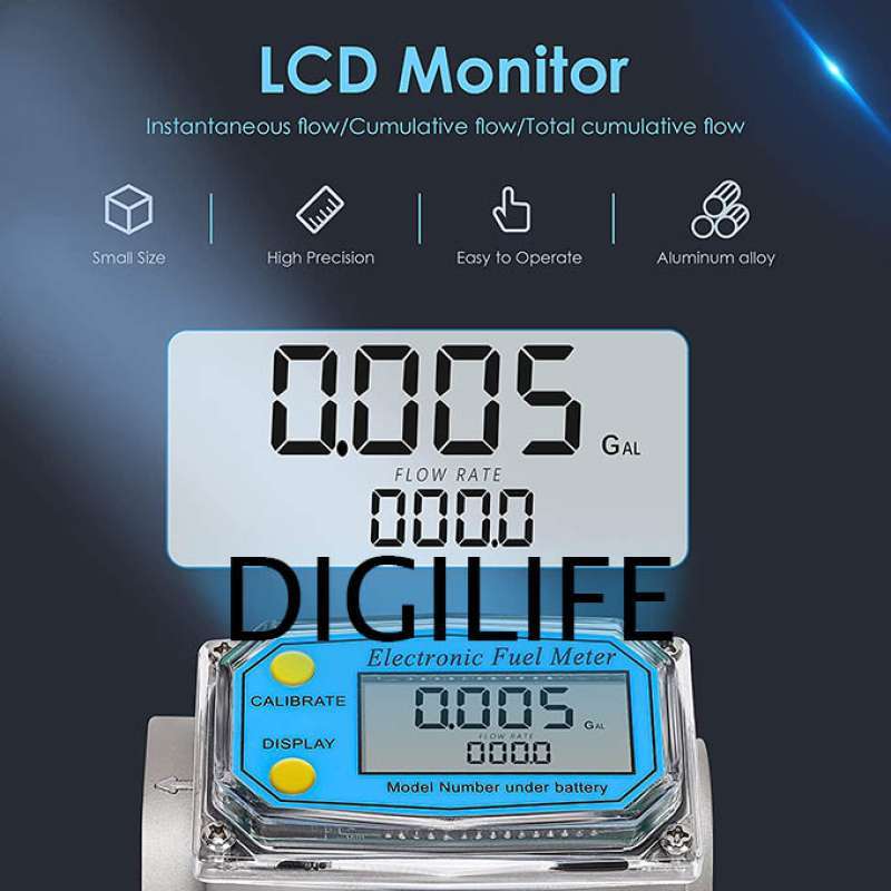 Jual Turbine Flow Meter 3 Inch Digital Water 3 Inci Fuel Solar Npt Wg1 ...