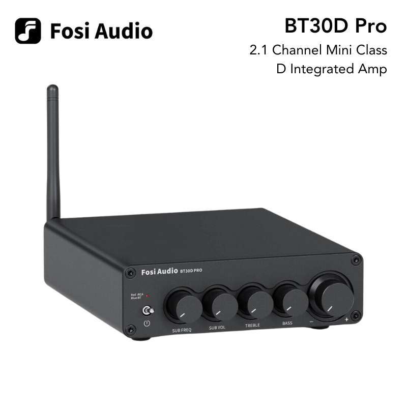 thumbnail image 2 of Fosi Audio BT30D PRO Bluetooth 5.0 2.1 Channel Amplifier – Class D Hi-Fi With TPA3255 2 of 4