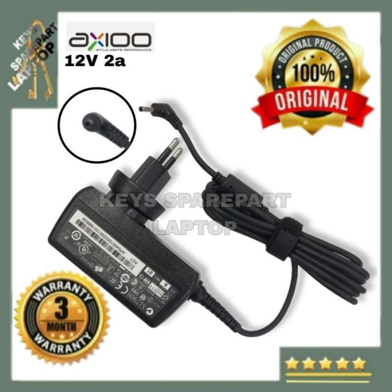 Promo Adaptor Casan Charger Laptop AXIOO MYBOOK 12V 2a Original 3.5 1.