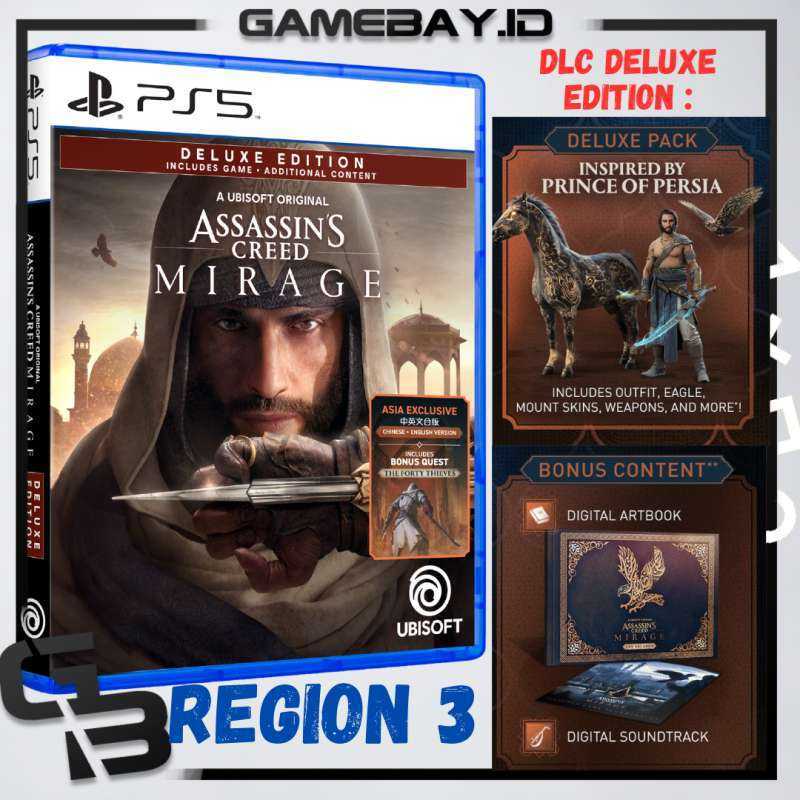 Jual Ps5 Assassins Creed Mirage / Assassin