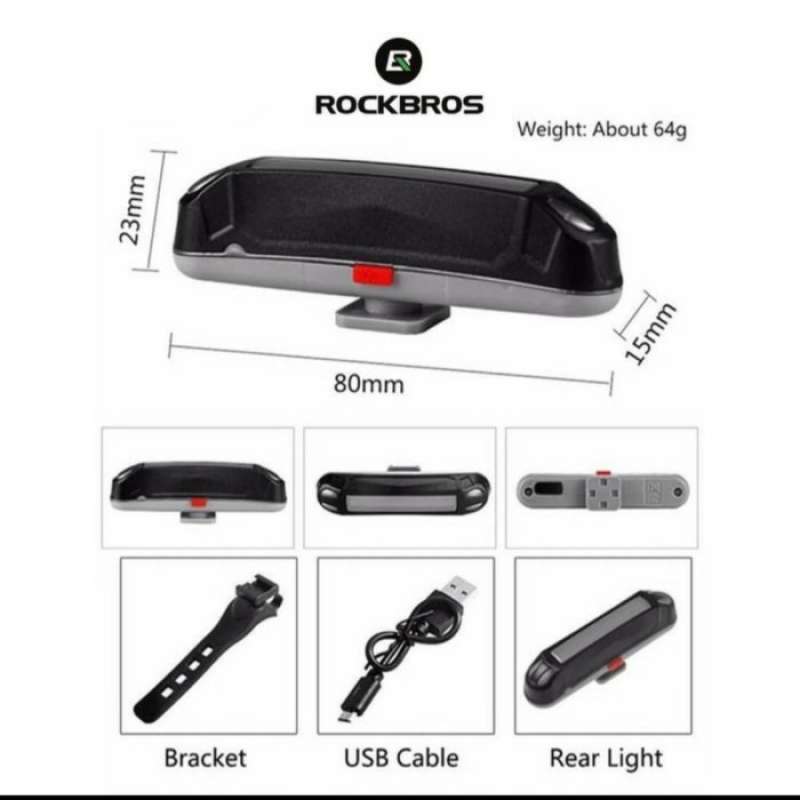 3sixty Led Light Promo Rockbross Tail Light Led Lampu Sepeda For Dahon Fnhon 3sixty ...