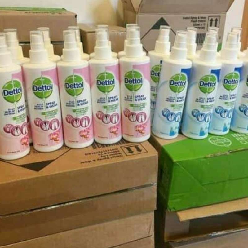 Promo Dettol spray and wear 250 ml ( disinfectant khusus baju ) Diskon