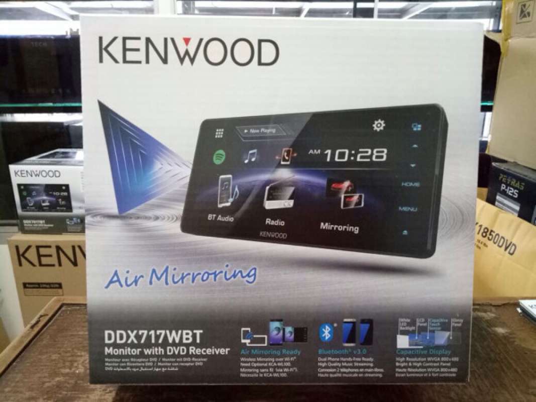 Promo kenwood ddx 717 wbt double din kenwood ddx717 head unit kenwood Diskon 20 di Seller