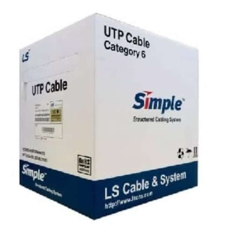 Promo Ls Utp Cat6 305Meter Biru / Ls Cable Utp Cat6 / Ls Kabel Utp Cat6 ...