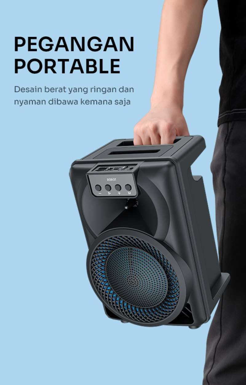 Robot Rb350 Jual Robot Rb350 Portable Bluetooth 5.3 Karaoke Rgb Speaker ...