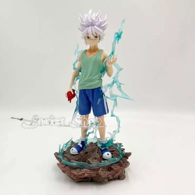 Anime Killua Zoldyck Figure Action GON · EECSS Figure 12 cm assis pendentif modèle à collectionner Figurine PVC jouet modèle cadeaux jouets