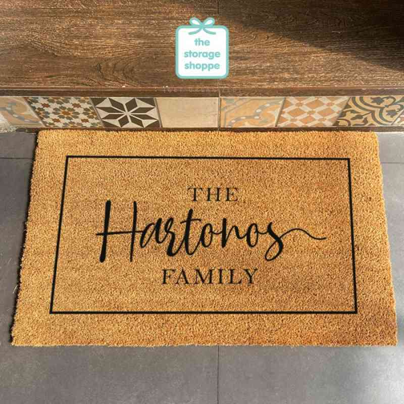 Promo Personalized Keset Pintu Masuk Custom Doormat Coconut Coir Rug