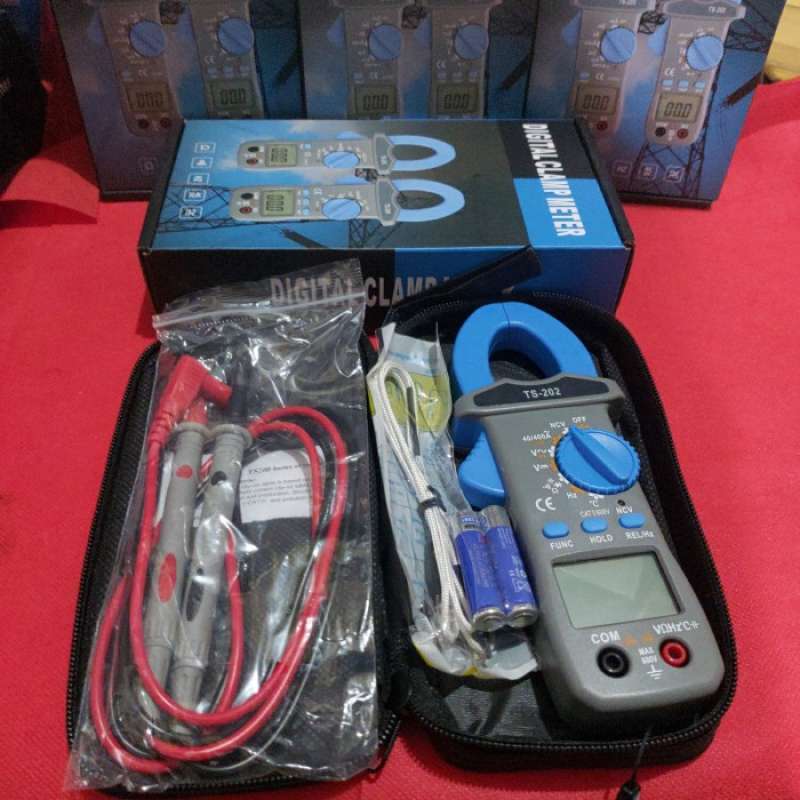 Promo Tang Ampere Digital TS202 Digital Clamp Meter Berkulitas Bagus