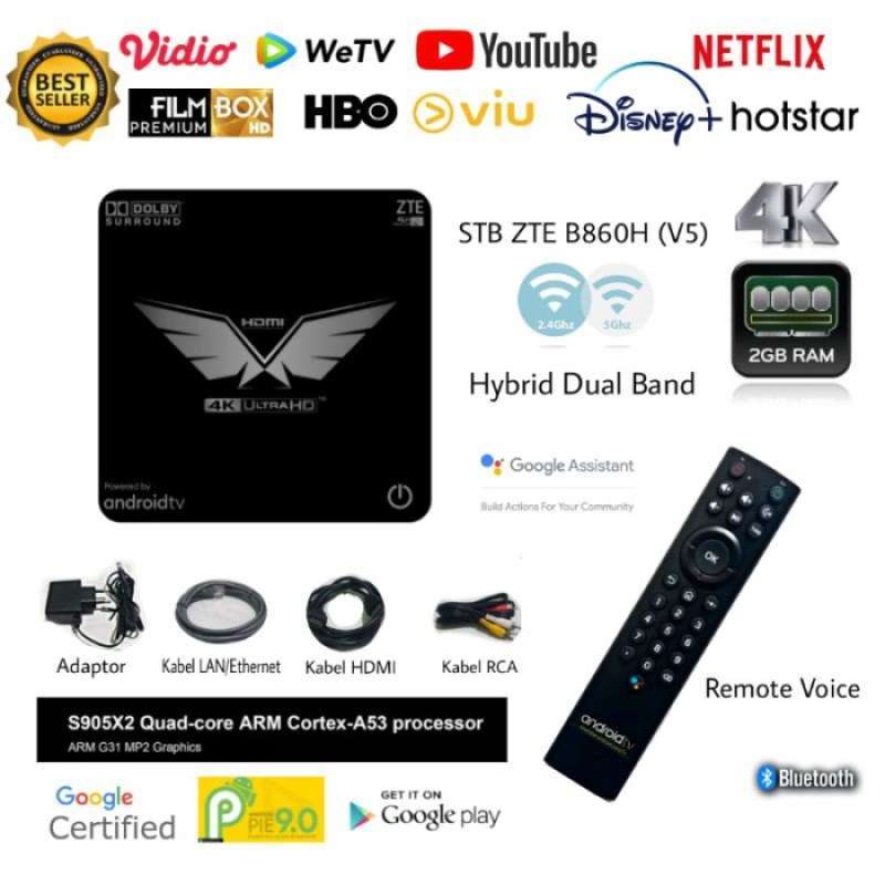 Jual STB ANDROID TV BOX ROOT UNLOCK CHANNEL TV PREMIUM di Seller Retail