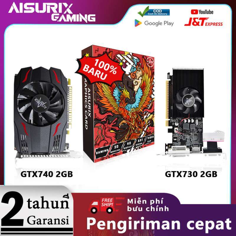 Jual Aisurix Nvidia Vga Card Gt740 2gb Gt730 2gb Ddr3 128bit Graphics ...
