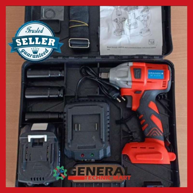 Promo Orange Cordless Impact Wrench 48v Buka Baut 48s Jld Uchiha