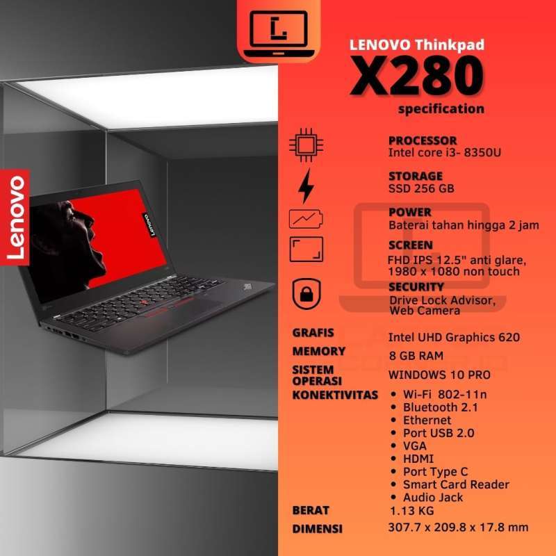 Poggiapolsi (palmrest) Per Lenovo ThinkPad X280 – Con Foro Per Impronte Digitali, Nuovo, Nero
