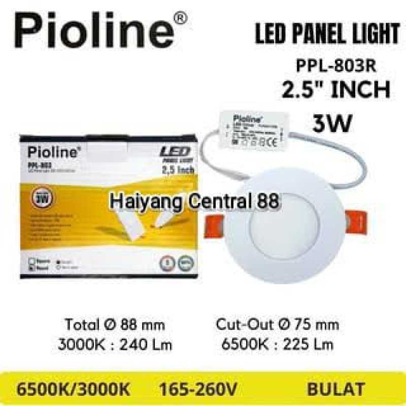 Brayan Led Jual Pioline Lampu Led Panel 3 6 9 12 18 Watt Bulat / Segi 2.5 / 3 / 4 ...