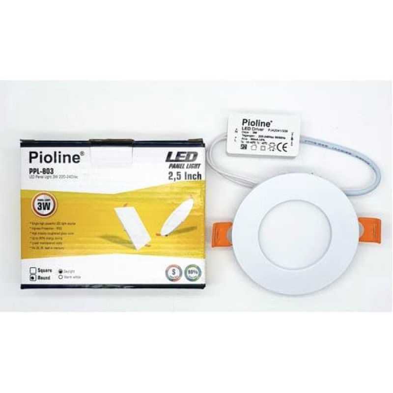 Brayan Led Jual Pioline Lampu Led Panel 3 6 9 12 18 Watt Bulat / Segi 2.5 / 3 / 4 ...