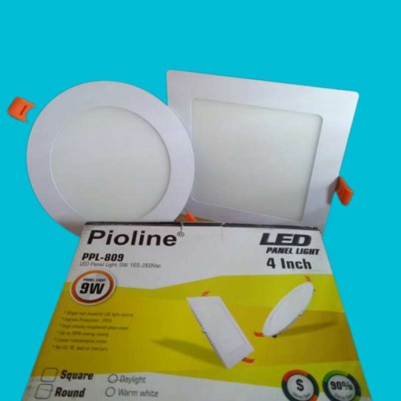 Brayan Led Jual Pioline Lampu Led Panel 3 6 9 12 18 Watt Bulat / Segi 2.5 / 3 / 4 ...
