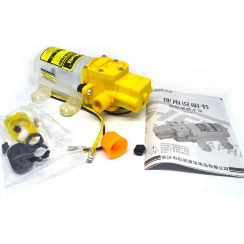Promo Shell Pompa Air High Pressure Car Washing Water Diaphragm Pump Dc ...