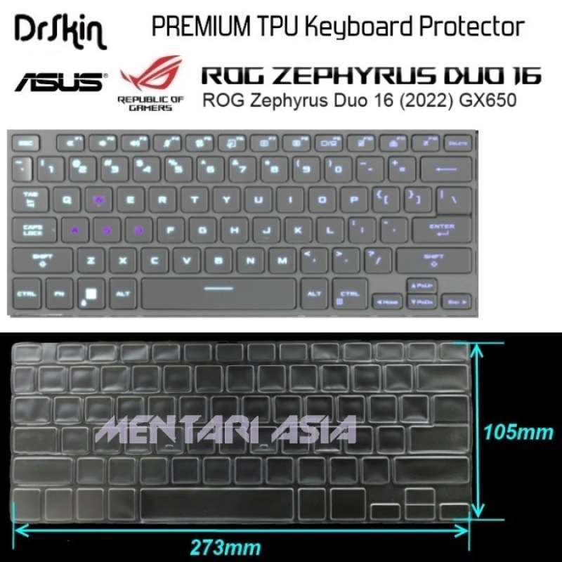 New For Asus ROG Zephyrus Duo 16 GX650 GX650R Per-Key RGB Backlit New For Asus ROG Zephyrus Duo 16 GX650 GX650R Per-Key RGB Backlit